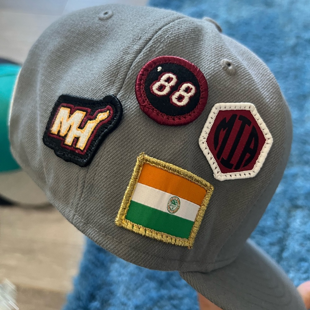 Miami heat patch hat - Picture 2 of 4